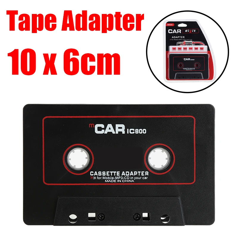 

New Arrival Car Stereo Audio Cassette Tape Adapter 3.5mm Jack Cassettes CD Player Converter Accessories for iPod/iPhone/MP3/MP4