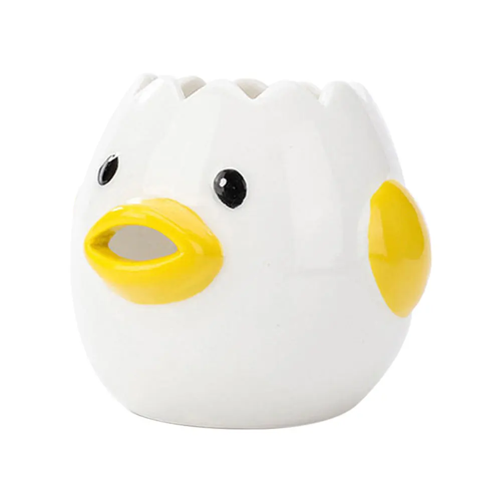 Cartoon Chick Ceramic Egg Divider White Egg Yolk Separator Creative Egg Liquid Filter Baking Utensils Egg Holder Kitchen Supply
Cartoon Chick Ceramic Egg Divider White Egg Yolk Separator Creative Egg Liquid Filter Baking Utensils Egg Holder Kitchen Supply