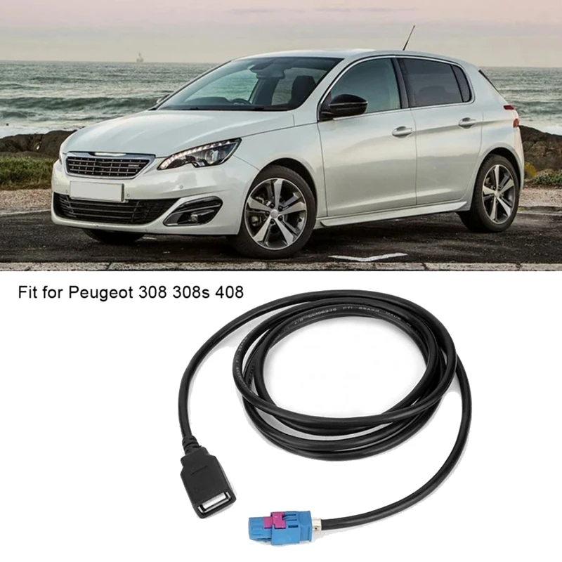 

Кабель управления хостом автомобиля, USB-кабель, RCC-кабели для Peugeot 308, 308S, 408, Citroen