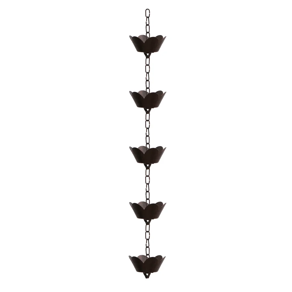 1m Metal Rain Chain Petal Shape Chimes and Cups Rain Catcher for Gutter
1m Metal Rain Chain Petal Shape Chimes and Cups Rain Catcher for Gutter