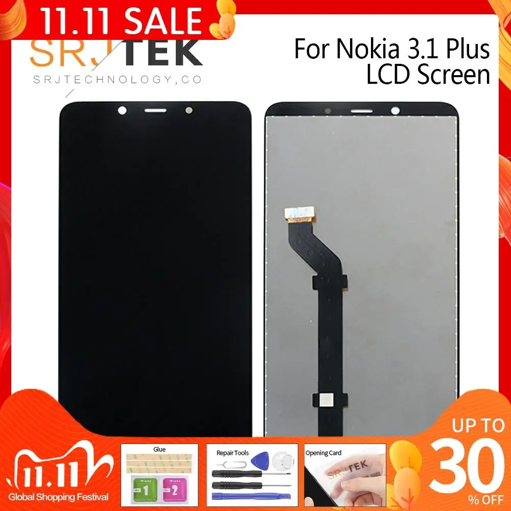 Оригинальный дисплей для Nokia 3,1 Plus, ЖК-дисплей 3,1, сенсорный экран 1440*720 для Nokia 3,1, сменный ЖК-дисплей 3,1 Plus, запчасти для экрана
Оригинальный дисплей для Nokia 3,1 Plus, ЖК-дисплей 3,1, сенсорный экран 1440*720 для Nokia 3,1, сменный ЖК-дисплей 3,1 Plus, запчасти для экрана