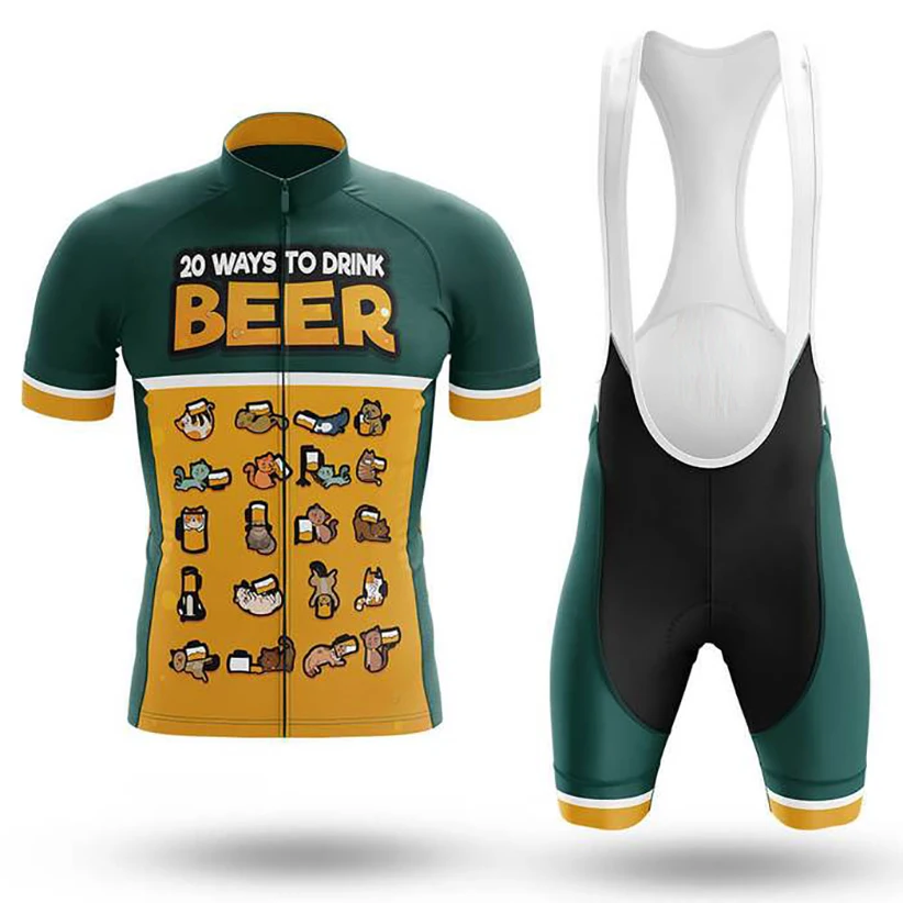 2022 BEER Men's Cycling Kit Professional Cycling Clothing Quick Dry Summer Sleeved Cycling Shirt Bib Short Gel Pad Breathable
2022 BEER Men's Cycling Kit Professional Cycling Clothing Quick Dry Summer Sleeved Cycling Shirt Bib Short Gel Pad Breathable
