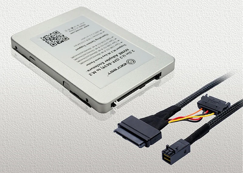 M.2 Adapter M.2 NVMe SSD to PCI-e U.2 SFF-8639 Adapter PCIe M2 Converter with Enclosure Cable for Desktop Computer Component NEW
M.2 Adapter M.2 NVMe SSD to PCI-e U.2 SFF-8639 Adapter PCIe M2 Converter with Enclosure Cable for Desktop Computer Component NEW