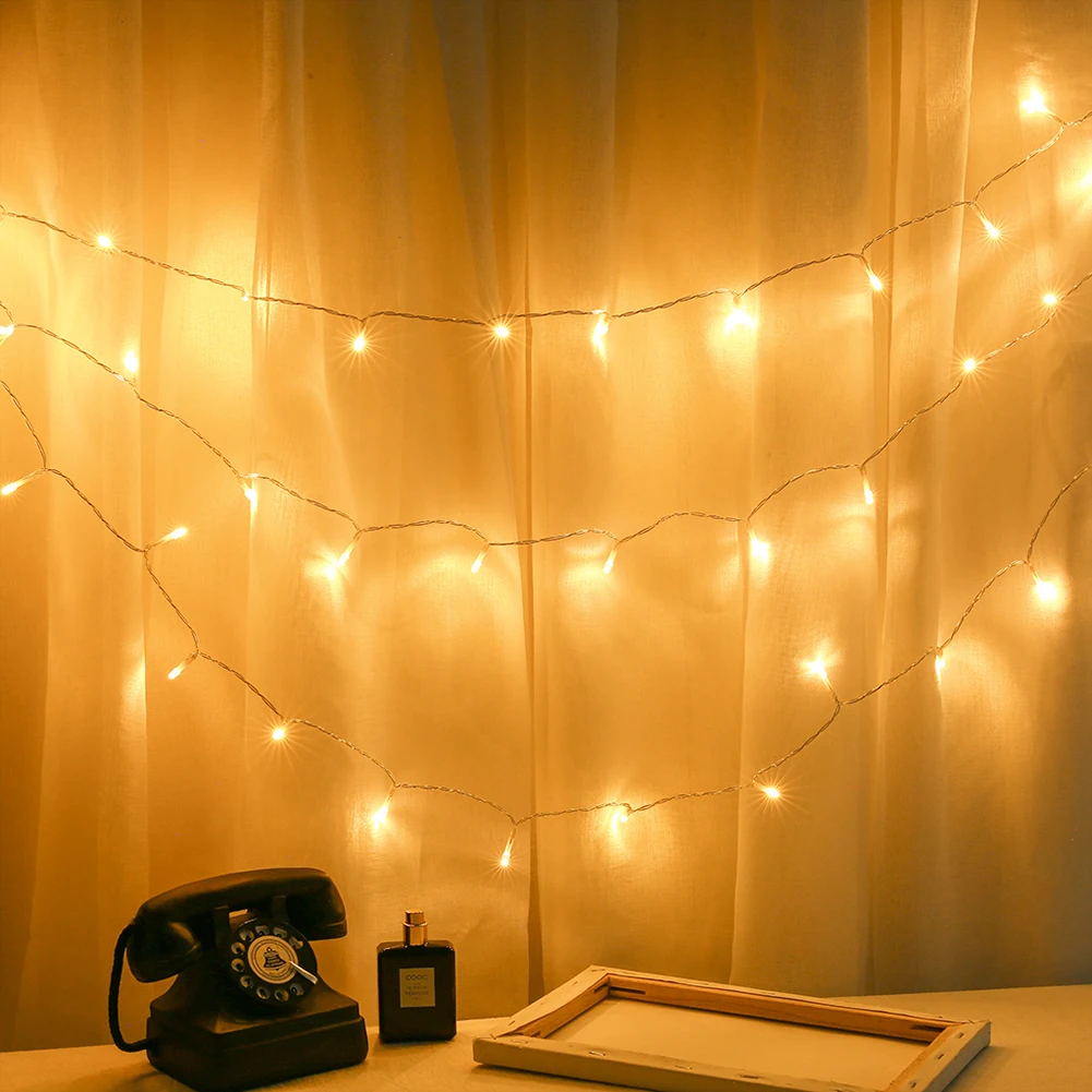 4.35m 40LED Curtain Light String USB Powered Icicle Light Xmas Party Home Energy Saving Evening Additional Decoration
4.35m 40LED Curtain Light String USB Powered Icicle Light Xmas Party Home Energy Saving Evening Additional Decoration