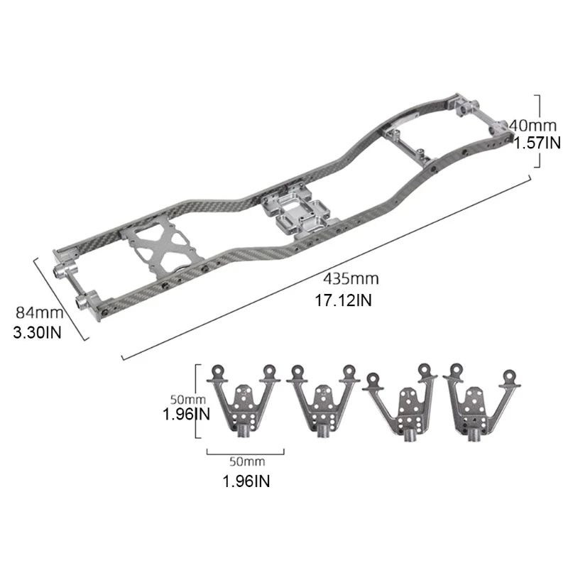 Wear-resistant and Pressure-resistant Scx10 Frame for Scx10 First and Second Generation Adapt to Multiple Sites
Wear-resistant and Pressure-resistant Scx10 Frame for Scx10 First and Second Generation Adapt to Multiple Sites