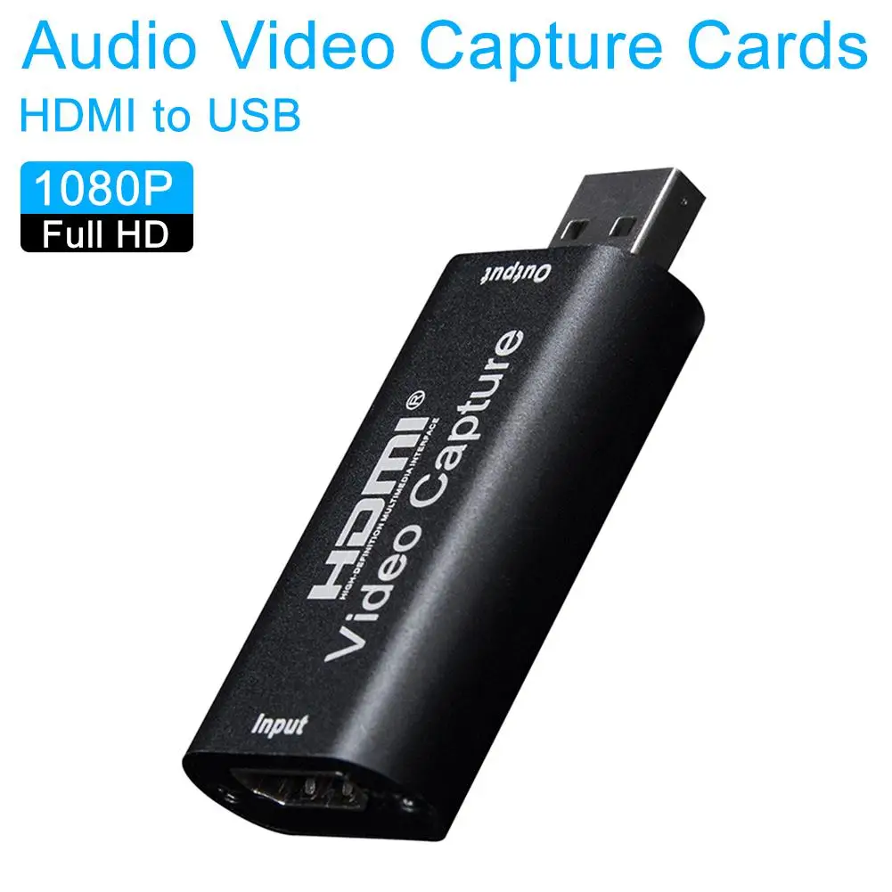 Hdmi аудио видео карты захвата HDMI к USB 1080p Запись видеокамеры для игры DVD видеокамера