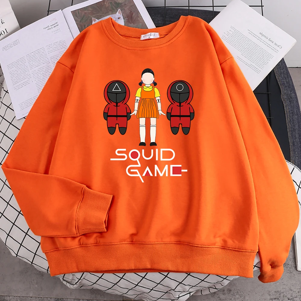 Squid Game Cartoons Gril Creativity Hoodies Woman Fashion High Quality Hoodie simple Casual Hoody Autumn Fleece Loose Sportswear
Squid Game Cartoons Gril Creativity Hoodies Woman Fashion High Quality Hoodie simple Casual Hoody Autumn Fleece Loose Sportswear