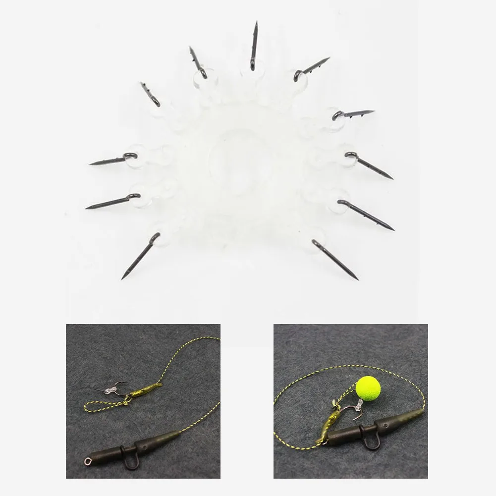 12Pcs/Pack Carp Fishing Bait Spike Boilies Pins 7/10mm Fishing Carp Bait Hanger Tackle Tool For Corn Maggot Bait Sting Hair Rigs
12Pcs/Pack Carp Fishing Bait Spike Boilies Pins 7/10mm Fishing Carp Bait Hanger Tackle Tool For Corn Maggot Bait Sting Hair Rigs