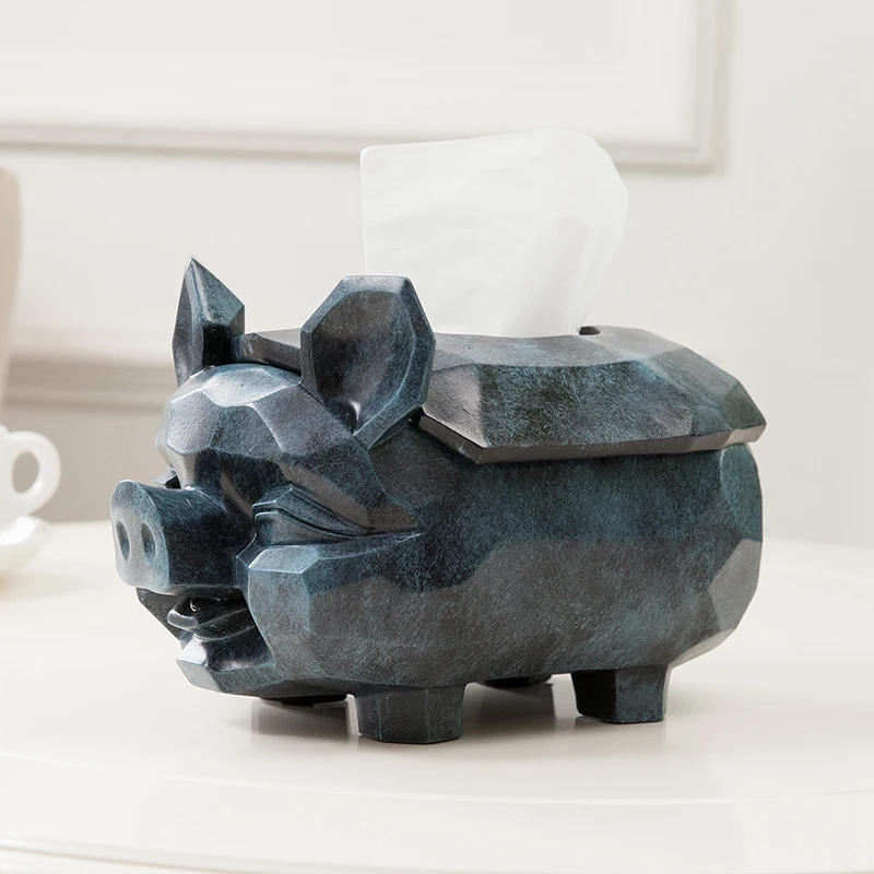 Nordic style rich pig tissue box living room coffee table creative home decoration home napkin storage box container tissue box
Nordic style rich pig tissue box living room coffee table creative home decoration home napkin storage box container tissue box