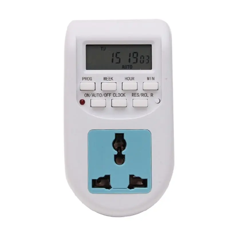 AC 220-240V European Standard Timer Switch Socket European LCD Digital Display Time Control Switch Timer Socket
AC 220-240V European Standard Timer Switch Socket European LCD Digital Display Time Control Switch Timer Socket