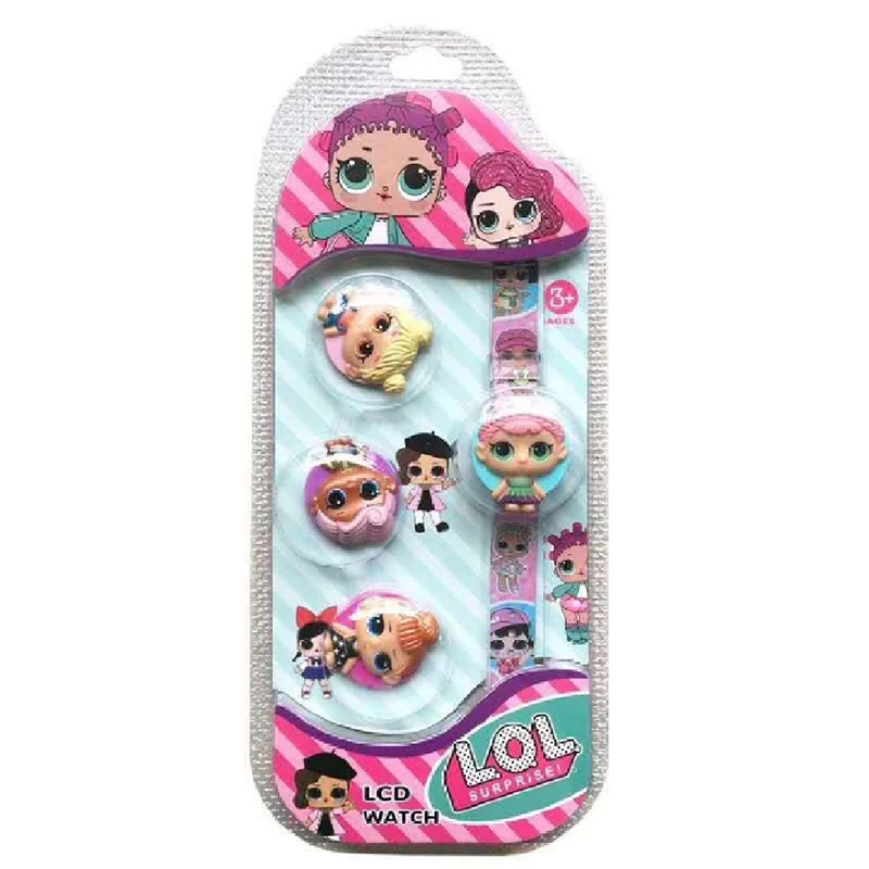 LOL doll surprise Original Watch lols dolls anime figure toy cute Flip cover LED watch action figures new cartoon watch
LOL doll surprise Original Watch lols dolls anime figure toy cute Flip cover LED watch action figures new cartoon watch