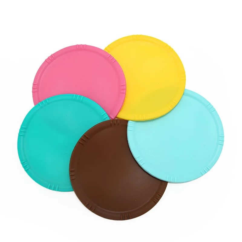Wind Candy-colored Silicone 10CM Round Coasters Waterproof Non-slip Insulated Tea Silicone Coasters
Wind Candy-colored Silicone 10CM Round Coasters Waterproof Non-slip Insulated Tea Silicone Coasters