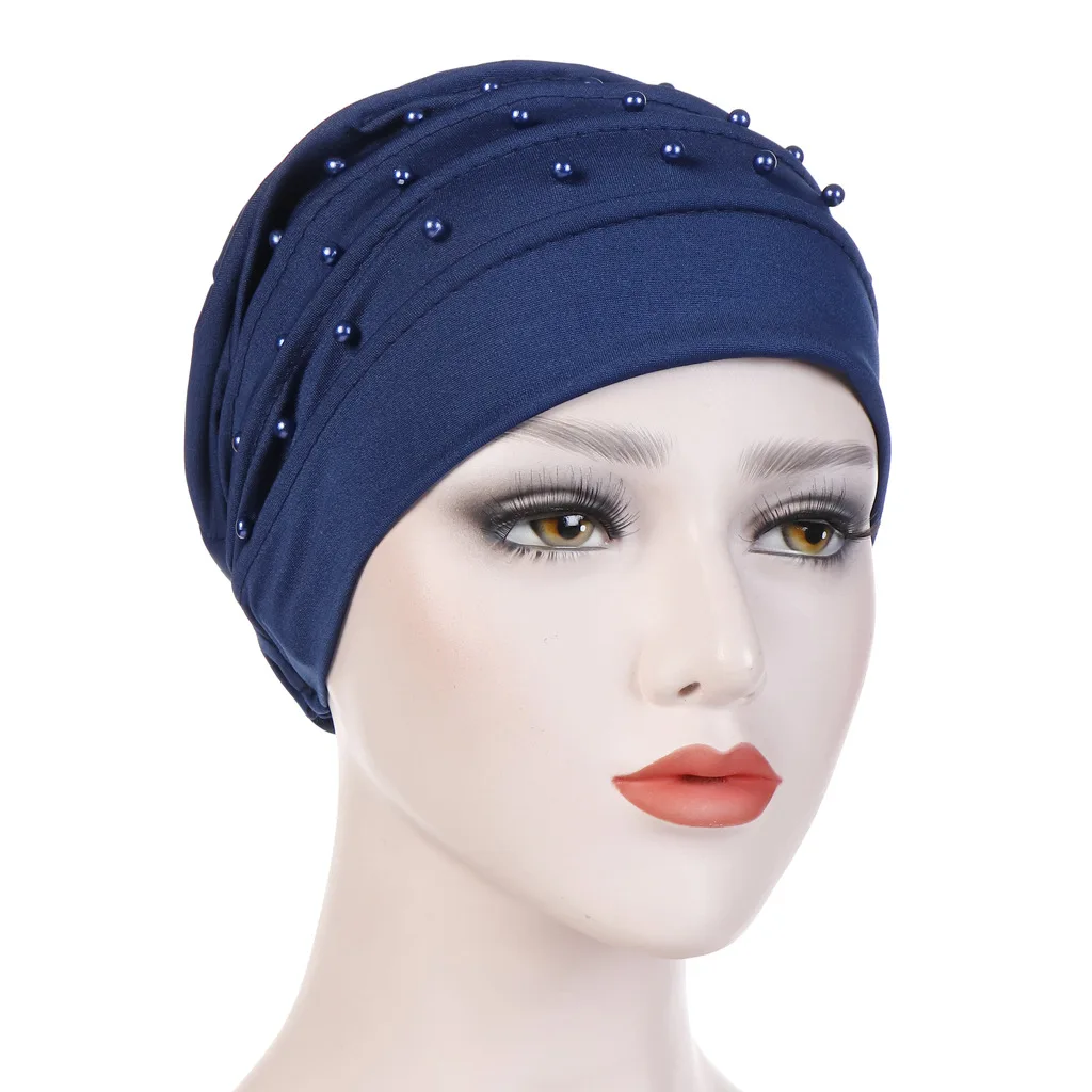 New Solid Color Crystal Linen Fold Nail Beads Turban Cap Muslim Hat Multi-color Headbands for Women Fashion Hair Accessories
New Solid Color Crystal Linen Fold Nail Beads Turban Cap Muslim Hat Multi-color Headbands for Women Fashion Hair Accessories