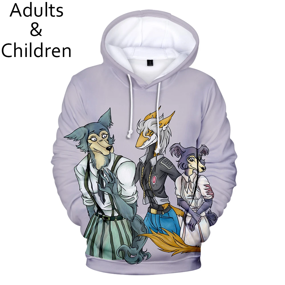 New Hot 3D BEASTARS Hoodies Men Women Sweatshirt boys girls Harajuku Kids Animation pullovers Casual 3D Autumn white Hooded
New Hot 3D BEASTARS Hoodies Men Women Sweatshirt boys girls Harajuku Kids Animation pullovers Casual 3D Autumn white Hooded