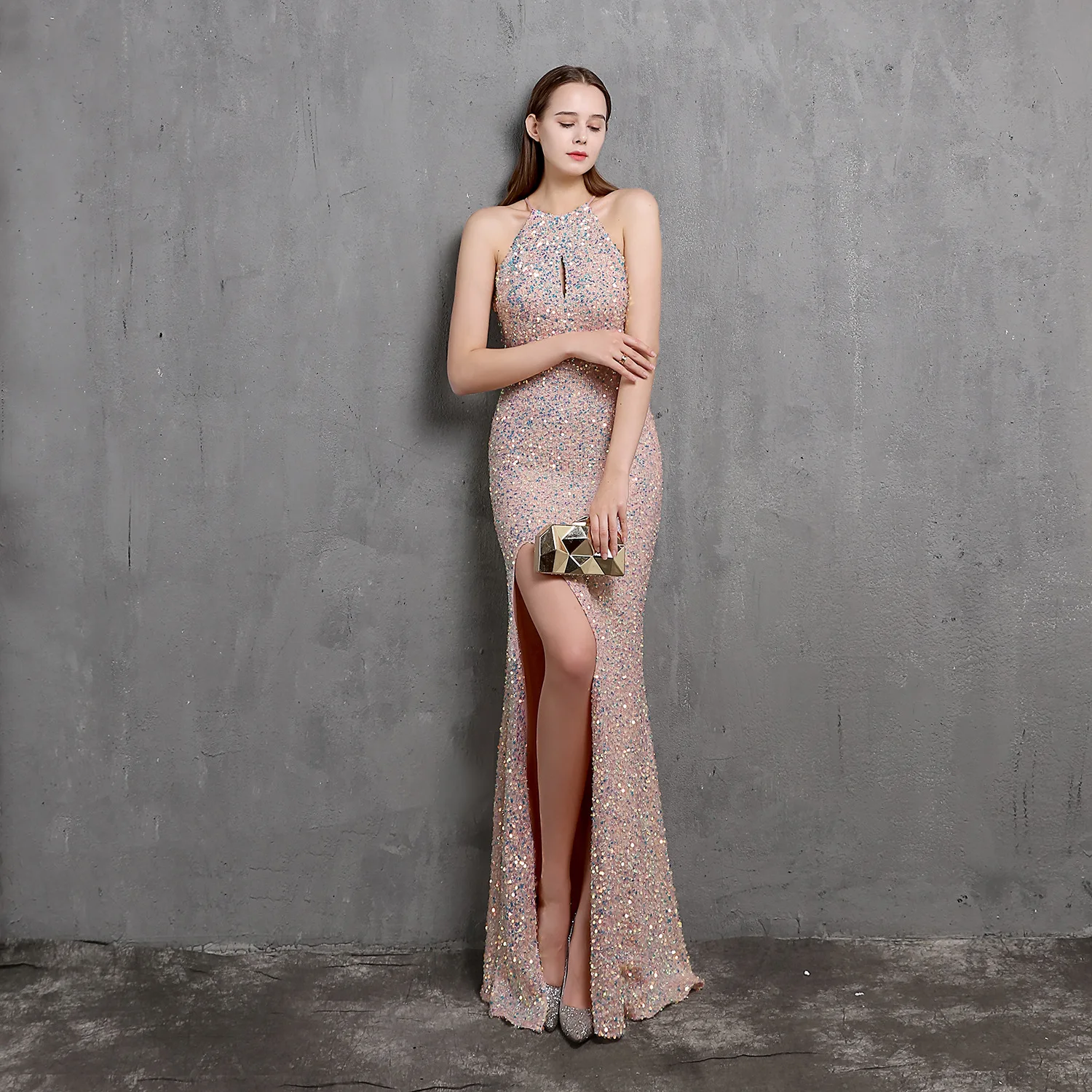 Heavy Craft, Colorful Beads, Ladies Party Evening EDess, Sexy Long Section, Thin, Toast Bride
Heavy Craft, Colorful Beads, Ladies Party Evening EDess, Sexy Long Section, Thin, Toast Bride