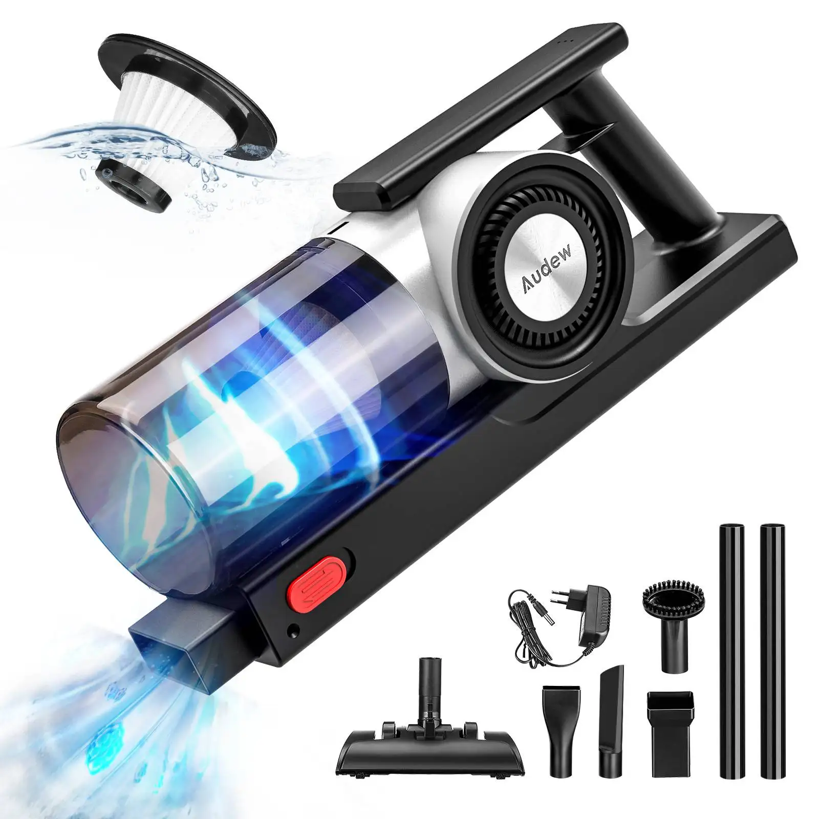 11000PA 120W Wireless Car Vacuum Cleaner 8 in 1 Cordless Hand Vacuum for Furniture Stairs Kitchen Home Cleaning Auto EU/US/UK
11000PA 120W Wireless Car Vacuum Cleaner 8 in 1 Cordless Hand Vacuum for Furniture Stairs Kitchen Home Cleaning Auto EU/US/UK