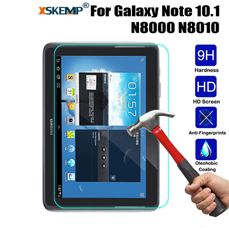 9H закаленное стекло для Samsung Galaxy Tab 2 Note P5100 N8000 10 1 Ультра Прозрачный 0 26 мм протектор
