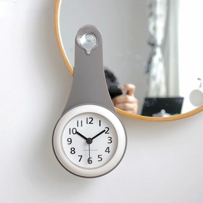 Bathroom waterproof anti-fog suction cup wall clock Fashion bathroom suction cup clock(white)
Bathroom waterproof anti-fog suction cup wall clock Fashion bathroom suction cup clock(white)