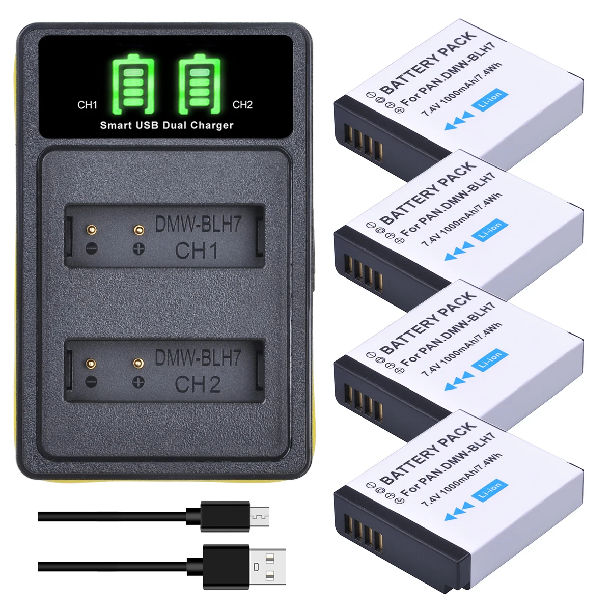 1000 мА · ч DMW-BLH7 BLH7 DMW-BLH7 DMW-BLH7E аккумулятор + LED USB двойное зарядное устройство для Panasonic Lumix DMC-GM5 GF9 LX10 LX15
1000 мА · ч DMW-BLH7 BLH7 DMW-BLH7 DMW-BLH7E аккумулятор + LED USB двойное зарядное устройство для Panasonic Lumix DMC-GM5 GF9 LX10 LX15