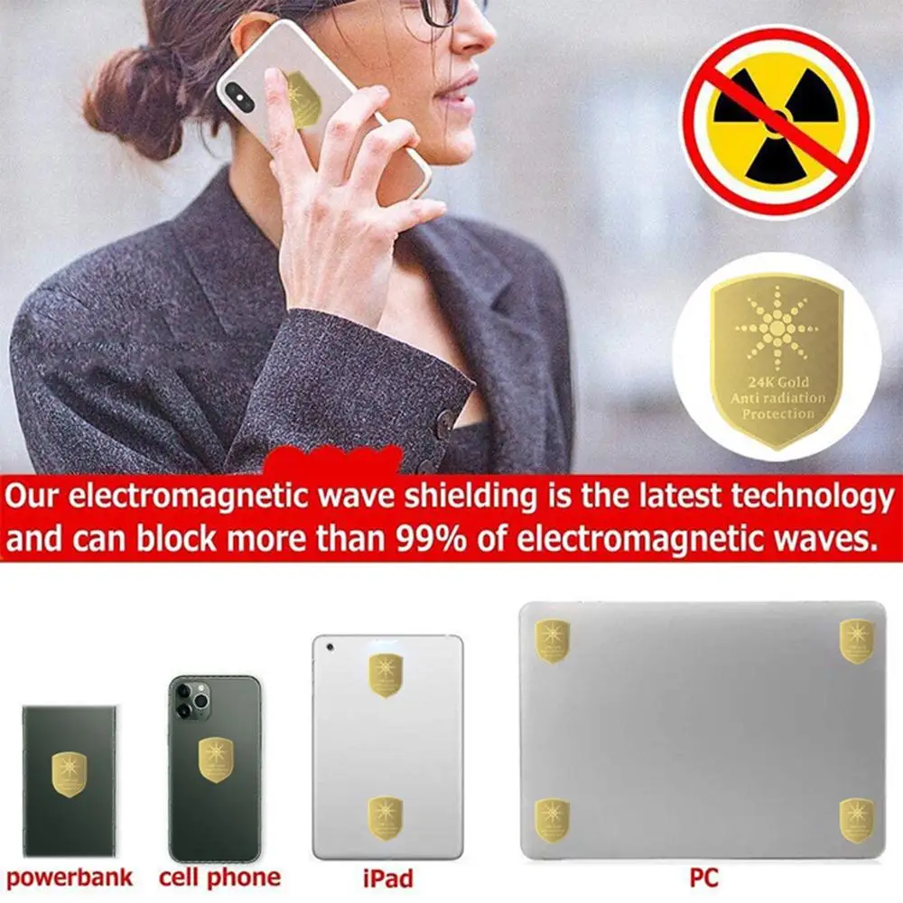 10pcs Anti Radiation Protector Shield EMF Protection Mobile Cell Phone Stickers EMR Blocker for Laptop Computer
10pcs Anti Radiation Protector Shield EMF Protection Mobile Cell Phone Stickers EMR Blocker for Laptop Computer