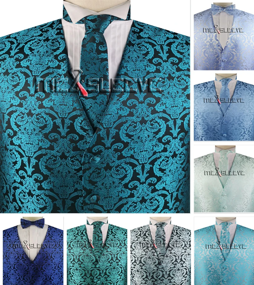 Designer Mens Classic Paisley Vest Tie Bowtie Handkerchief Set For Formal Dress Suit Wedding
Designer Mens Classic Paisley Vest Tie Bowtie Handkerchief Set For Formal Dress Suit Wedding