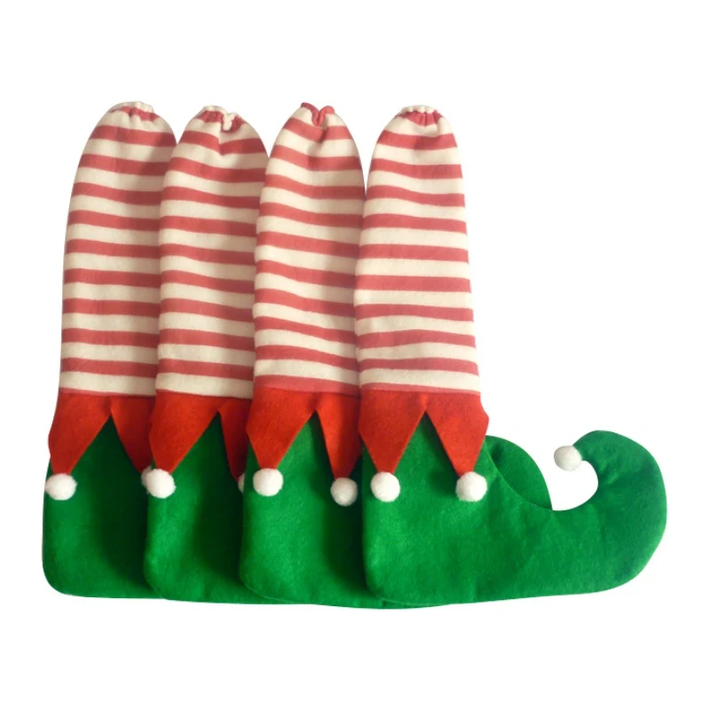 4Pcs Christmas Chair Leg Covers Table Foot Socks Floor Protectors Stripes Elf Feet Socks For Furniture Christmas Home Decoration 
4Pcs Christmas Chair Leg Covers Table Foot Socks Floor Protectors Stripes Elf Feet Socks For Furniture Christmas Home Decoration