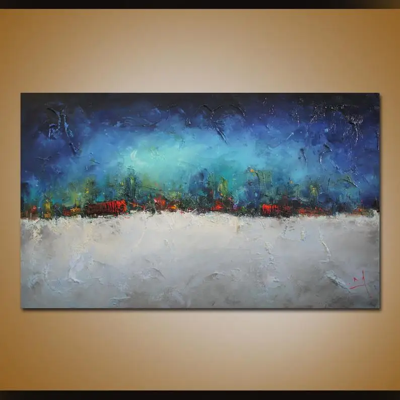 Contemporary Wall Art Large Abstract Art Original Oil Painting Impasto Landscape Large wall Art Original Artwork Canvas Textured
Contemporary Wall Art Large Abstract Art Original Oil Painting Impasto Landscape Large wall Art Original Artwork Canvas Textured