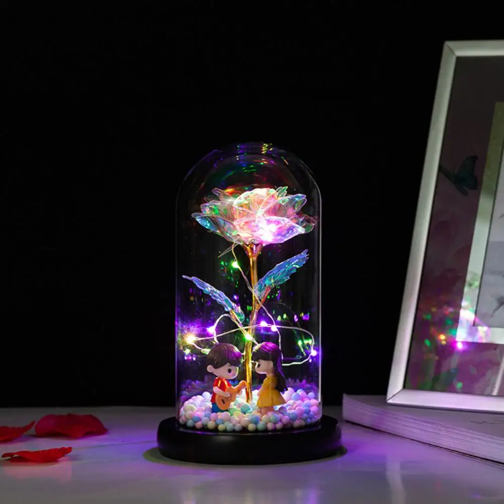 Preserved Fresh Flower With Led Light Glass Cover Everlasting Rose Flower For Valentine'S Day Christmas Anniversary Decoration
Preserved Fresh Flower With Led Light Glass Cover Everlasting Rose Flower For Valentine'S Day Christmas Anniversary Decoration