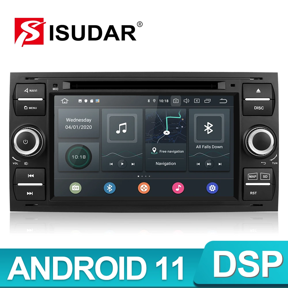 Isudar PX6 2 Din Android 10 GPS Авторадио 7 дюймов для Ford/Mondeo/Focus/Transit/C-MAX/S-MAX/Fiesta автомобильный мультимедийный плеер 4 Гб RAM 
Isudar PX6 2 Din Android 10 GPS Авторадио 7 дюймов для Ford/Mondeo/Focus/Transit/C-MAX/S-MAX/Fiesta автомобильный мультимедийный плеер 4 Гб RAM