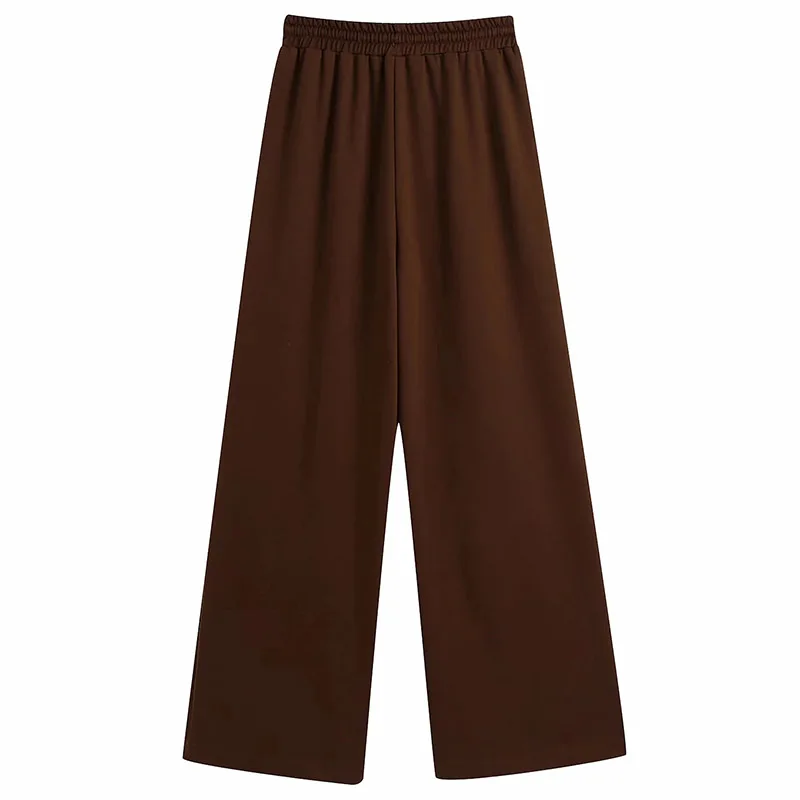 Daily Spring Autumn Women Wide Leg Pants Long Comfy Drawstring Full Length Loose Fit Brown Elastic Waist Trousers Sweatpants
Daily Spring Autumn Women Wide Leg Pants Long Comfy Drawstring Full Length Loose Fit Brown Elastic Waist Trousers Sweatpants