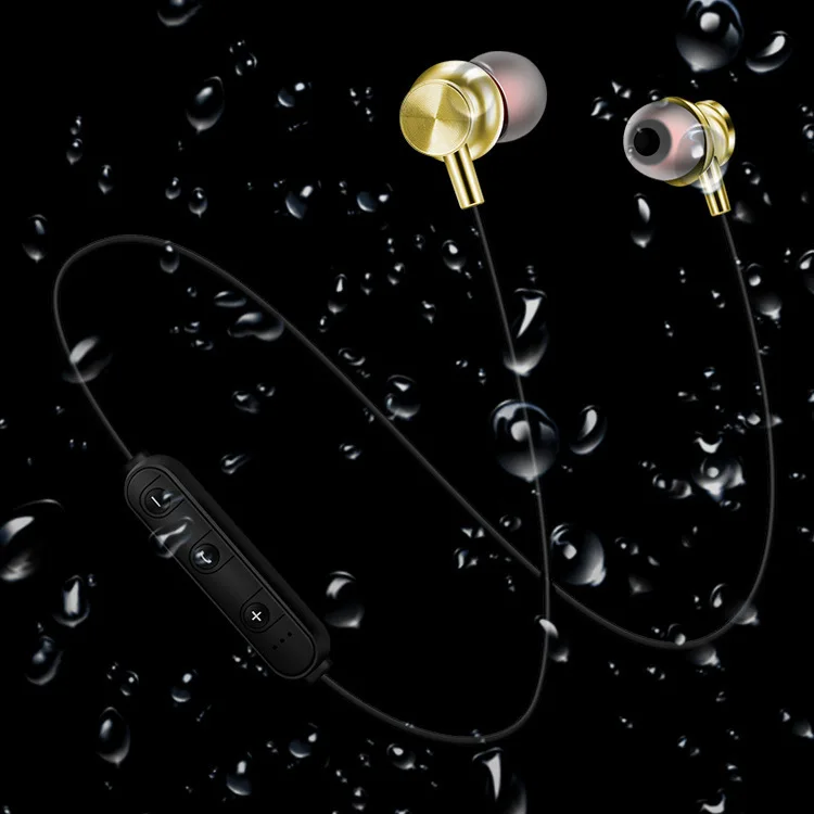 Sports magnet Stereo Bluetooth Earphone With HD Mic Wireless Sport Headset Earbuds For Android IOS
Sports magnet Stereo Bluetooth Earphone With HD Mic Wireless Sport Headset Earbuds For Android IOS