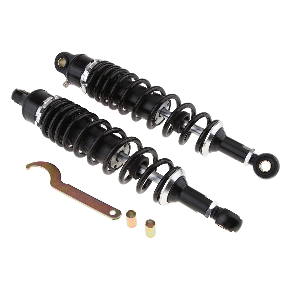 2pcs 13.3 inch 340mm Rear Shock Absorber Adjusting Spring Assist Loaded Carrier Shocks for ATV Quad Bike 4 Wheeler
2pcs 13.3 inch 340mm Rear Shock Absorber Adjusting Spring Assist Loaded Carrier Shocks for ATV Quad Bike 4 Wheeler