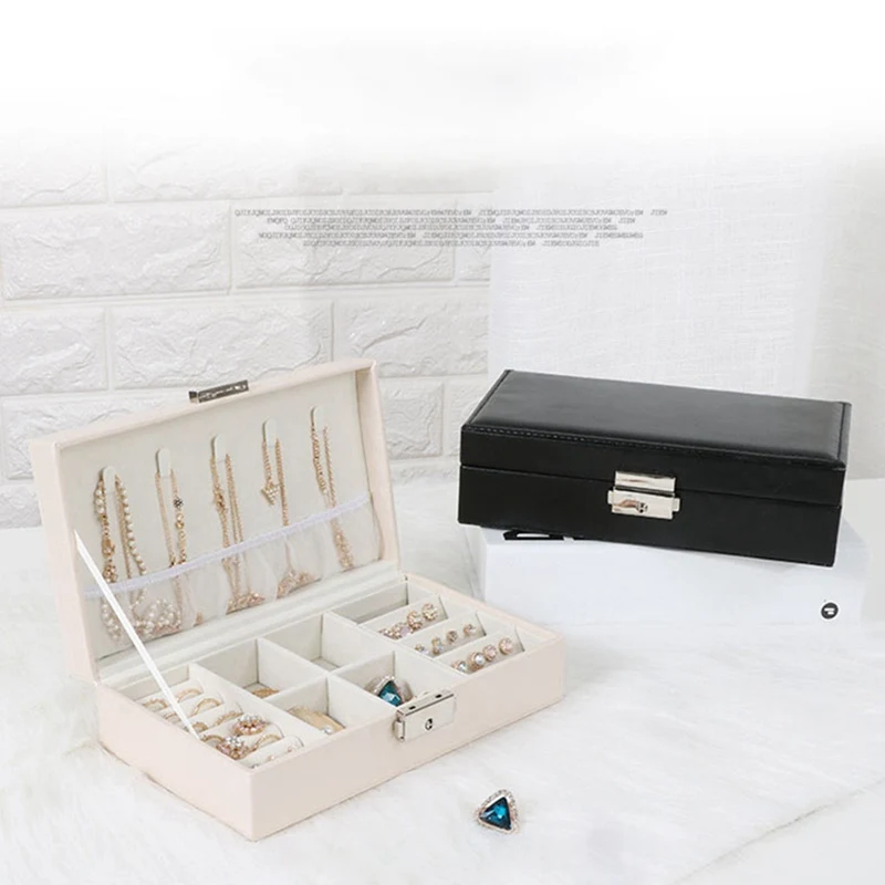 Korean Style Fresh And Simple Girl Earrings Plate Jewelry Box Protable Leather Earrings Ring Organizer Necklace Tray
Korean Style Fresh And Simple Girl Earrings Plate Jewelry Box Protable Leather Earrings Ring Organizer Necklace Tray