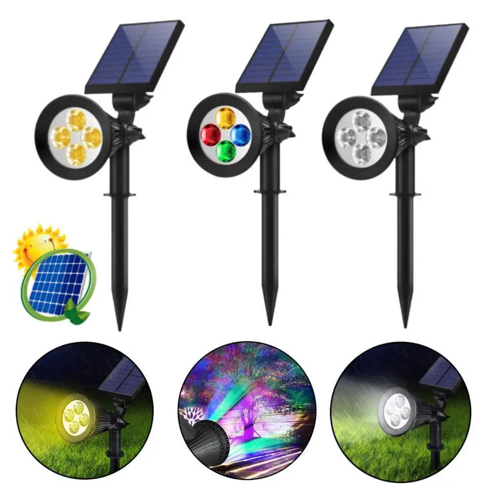 4/7 LED Adjustable Solar Spotlight In-Ground IP65 Waterproof Landscape Lawn Lamp Garden Lighting Spot Lamps Christmas
4/7 LED Adjustable Solar Spotlight In-Ground IP65 Waterproof Landscape Lawn Lamp Garden Lighting Spot Lamps Christmas