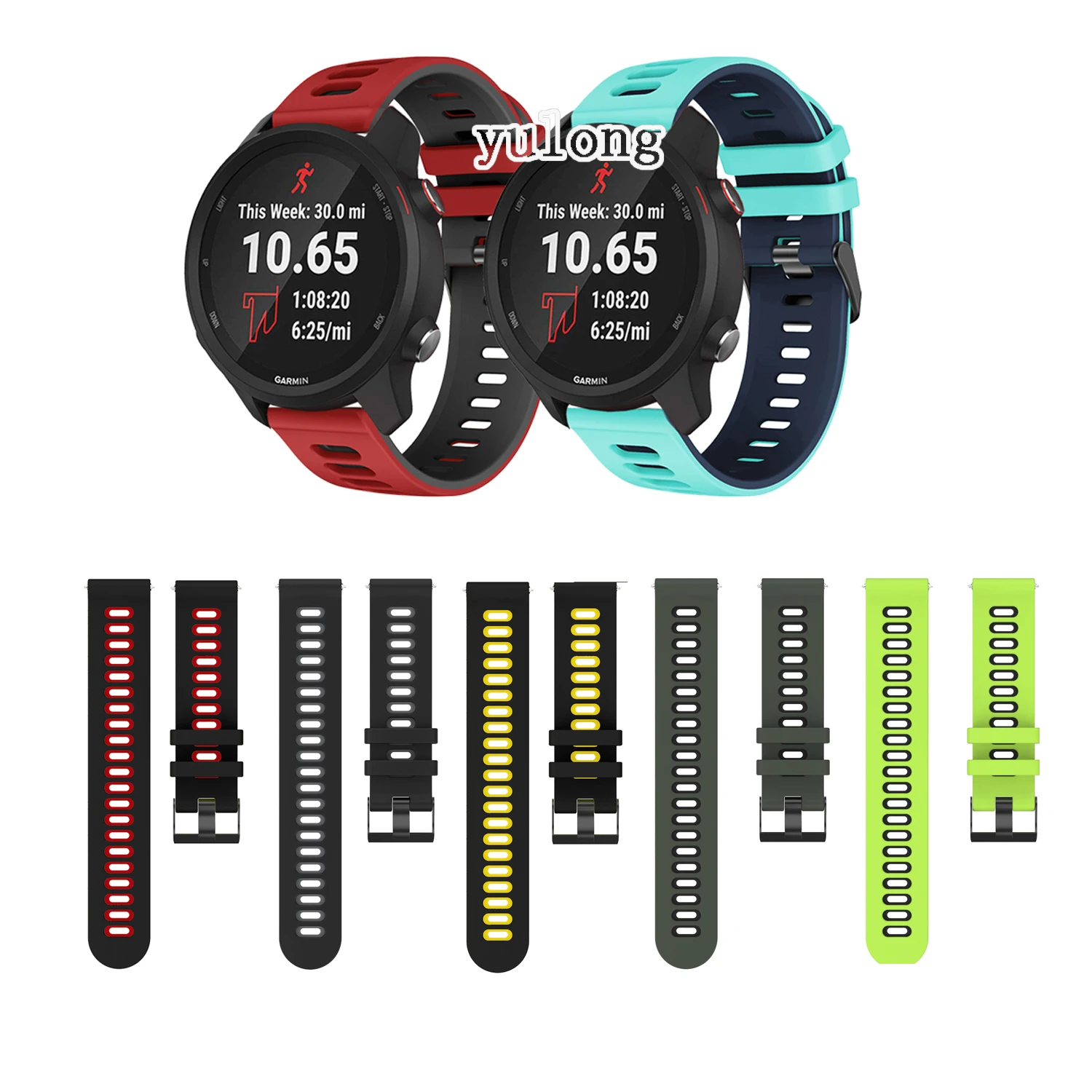 20mm 22mm Silicone Watch Strap Band For Garmin Forerunner 245 M 645 M Smart Watch Wrist band for Vivoactive 3 Venu sq straps
20mm 22mm Silicone Watch Strap Band For Garmin Forerunner 245 M 645 M Smart Watch Wrist band for Vivoactive 3 Venu sq straps