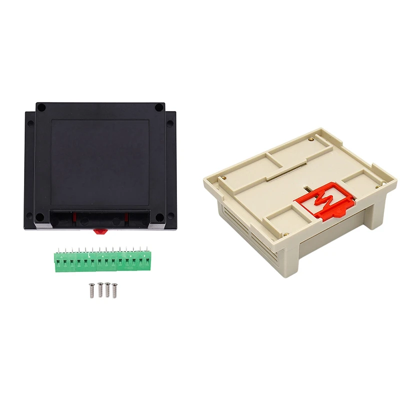 2 Pcs Enclosures for Electronics Electronics Project Enclosure Din Rail Junction Housing Case-Black & White
2 Pcs Enclosures for Electronics Electronics Project Enclosure Din Rail Junction Housing Case-Black & White