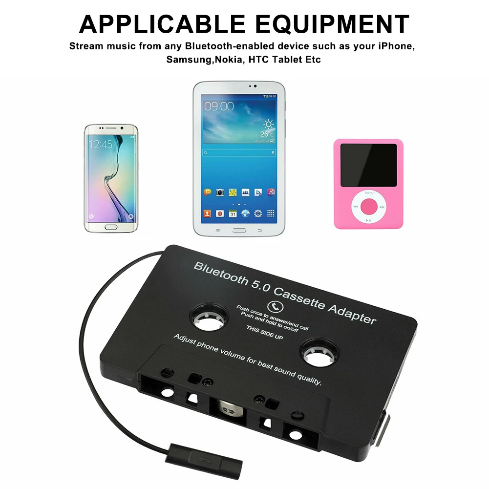 Electronic Car Audio Bluetooth 5.0 Car Radio Player MP3 FM Receiver With Microphone Auto Cassette Adapter For Car Music Time
Electronic Car Audio Bluetooth 5.0 Car Radio Player MP3 FM Receiver With Microphone Auto Cassette Adapter For Car Music Time
