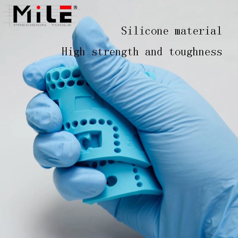 MILE Positioning Pressure-Reducing Protective Pad With Multi-Component Slots For iPhone CPU BGA Fingerprint Face Chips Repairing |