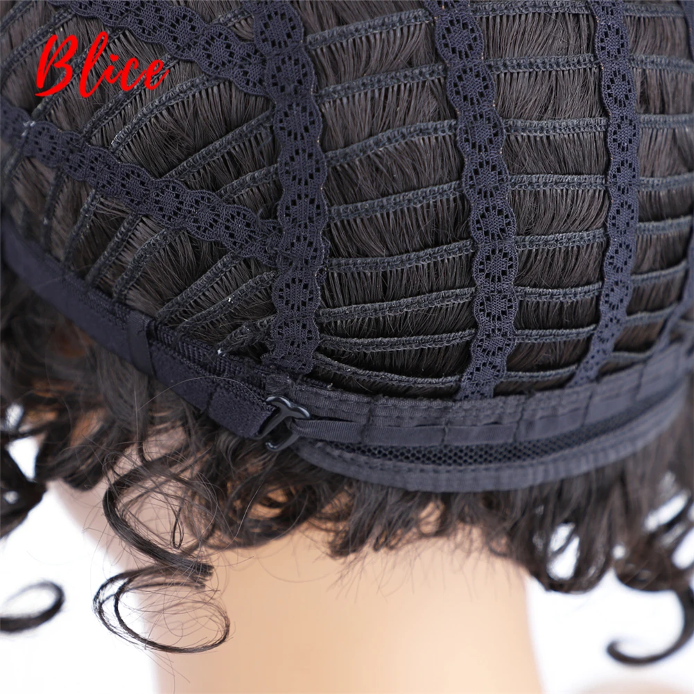 Blice Synthetic Wigs High Temerature Fiber Curly Short Heat Resistant For Women Natural Black Ameracan African Non-Lace Wig
Blice Synthetic Wigs High Temerature Fiber Curly Short Heat Resistant For Women Natural Black Ameracan African Non-Lace Wig