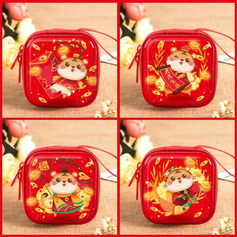 2022 Year Of The Tiger Chinese New Year Wallet Christmas Storage Bag Gift Box Coin Bag For Kids Cute Print Round Pouch Bags
2022 Year Of The Tiger Chinese New Year Wallet Christmas Storage Bag Gift Box Coin Bag For Kids Cute Print Round Pouch Bags
