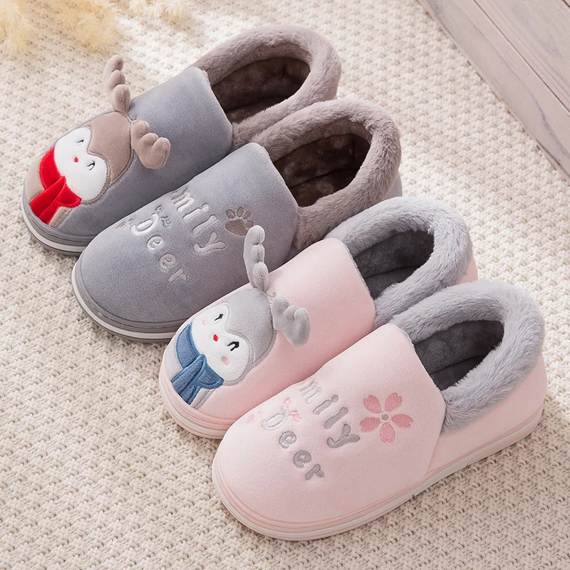 Bag Heel Cotton Slippers Women Cute Winter Thick-soled Indoor Warmth Non-slip Men's Parent-child Home Cotton Shoes YK
Bag Heel Cotton Slippers Women Cute Winter Thick-soled Indoor Warmth Non-slip Men's Parent-child Home Cotton Shoes YK