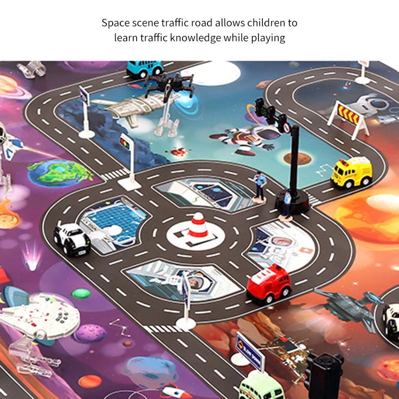 Kids Space Map Toy Kids Play Mat Children Traffic Game Pad Indoor Toys Waterproof Cartoon Pattern Mat Carpet Interactive Pad Toy
Kids Space Map Toy Kids Play Mat Children Traffic Game Pad Indoor Toys Waterproof Cartoon Pattern Mat Carpet Interactive Pad Toy
