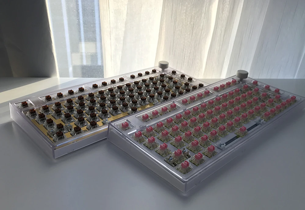 Прозрачный пластиковый чехол для клавиатуры NJ80 механическая клавиатура наборы