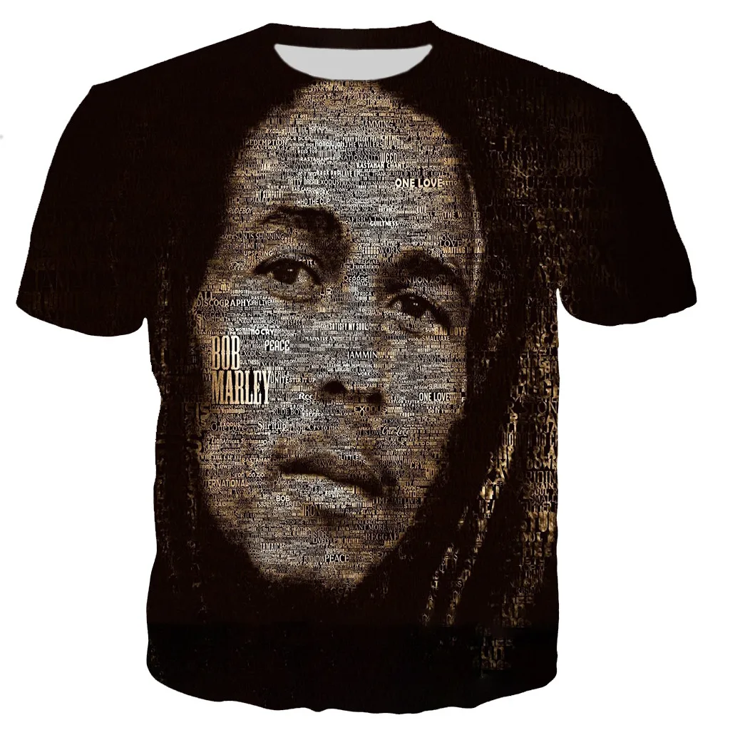 Bob Marley T Shirt Men/women 3D Printed T-shirts Casual Harajuku Style Tshirt Streetwear Tops Dropshipping
Bob Marley T Shirt Men/women 3D Printed T-shirts Casual Harajuku Style Tshirt Streetwear Tops Dropshipping