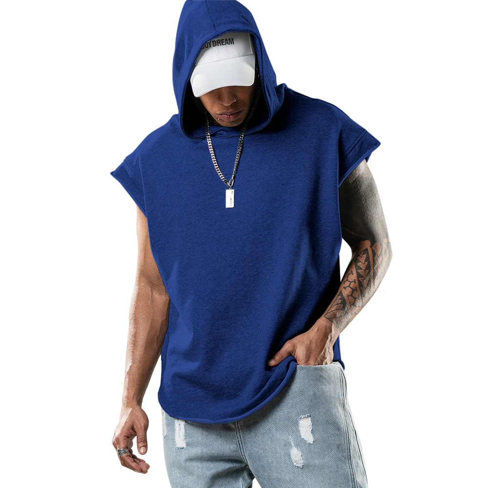Men Hoodies Tank Top Sleeveless Muscle Gym Sport Slim Vest Bodybuilding Hooded Hip Hop Streetwear Workout Elastic Men Tank Top
Men Hoodies Tank Top Sleeveless Muscle Gym Sport Slim Vest Bodybuilding Hooded Hip Hop Streetwear Workout Elastic Men Tank Top