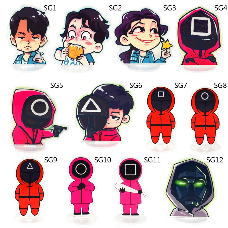 News Squid Game Toys For Children Anime Christmas Boys Action Figures Acrylic Ornament Stand for Christmas Present Decorations
News Squid Game Toys For Children Anime Christmas Boys Action Figures Acrylic Ornament Stand for Christmas Present Decorations