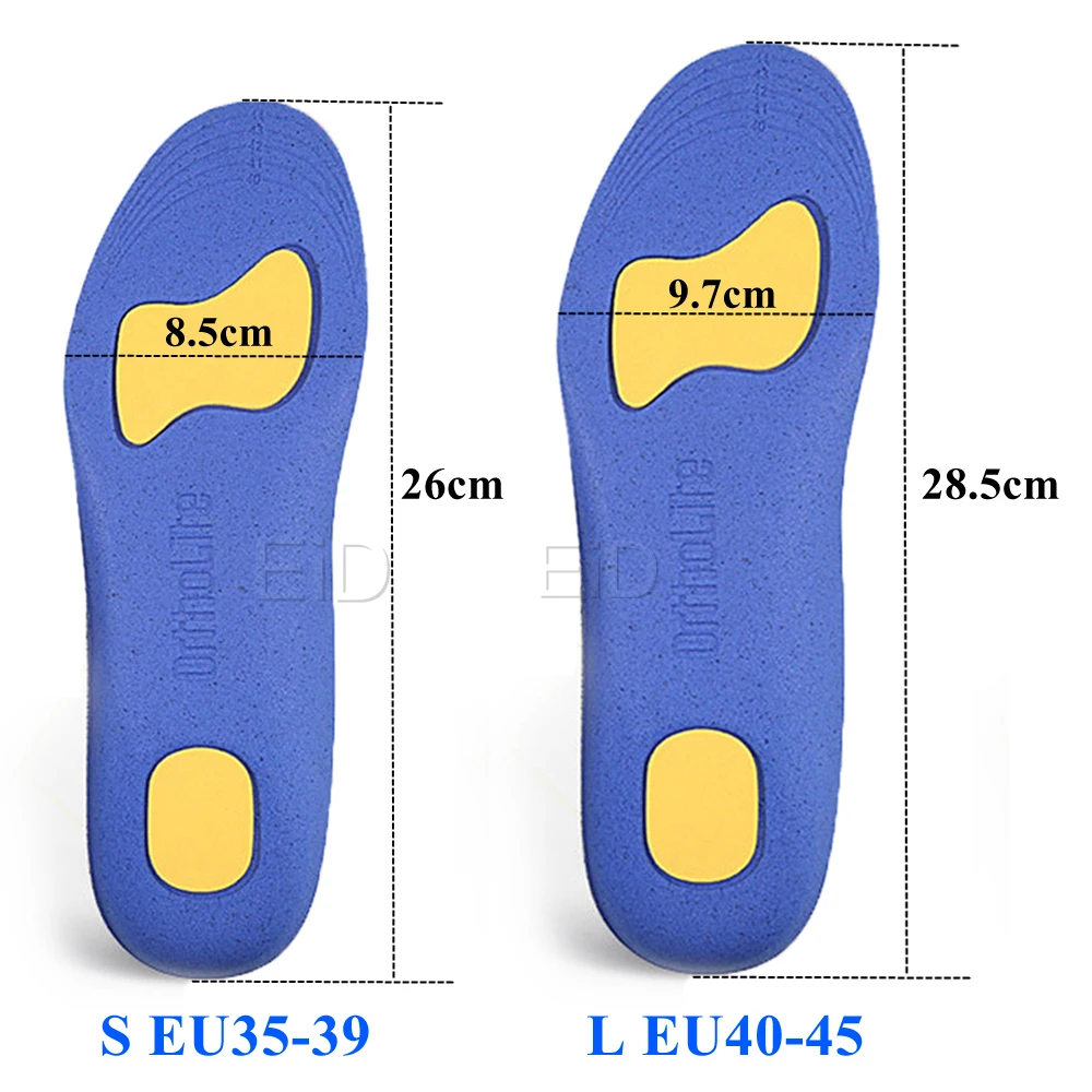 EiD Insoles Orthopedic Memory Foam Sport Support Insert Woman Men Shoe Feet Soles Pad Stretch Breathable Running Cushion Unosex
EiD Insoles Orthopedic Memory Foam Sport Support Insert Woman Men Shoe Feet Soles Pad Stretch Breathable Running Cushion Unosex