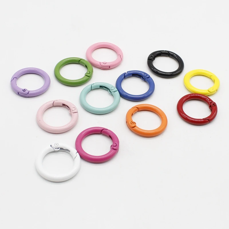 2 pieces/batch of metal spring buckle round carabiner key chain bag clip hook dog chain buckle connector DIY handmade accessorie
2 pieces/batch of metal spring buckle round carabiner key chain bag clip hook dog chain buckle connector DIY handmade accessorie