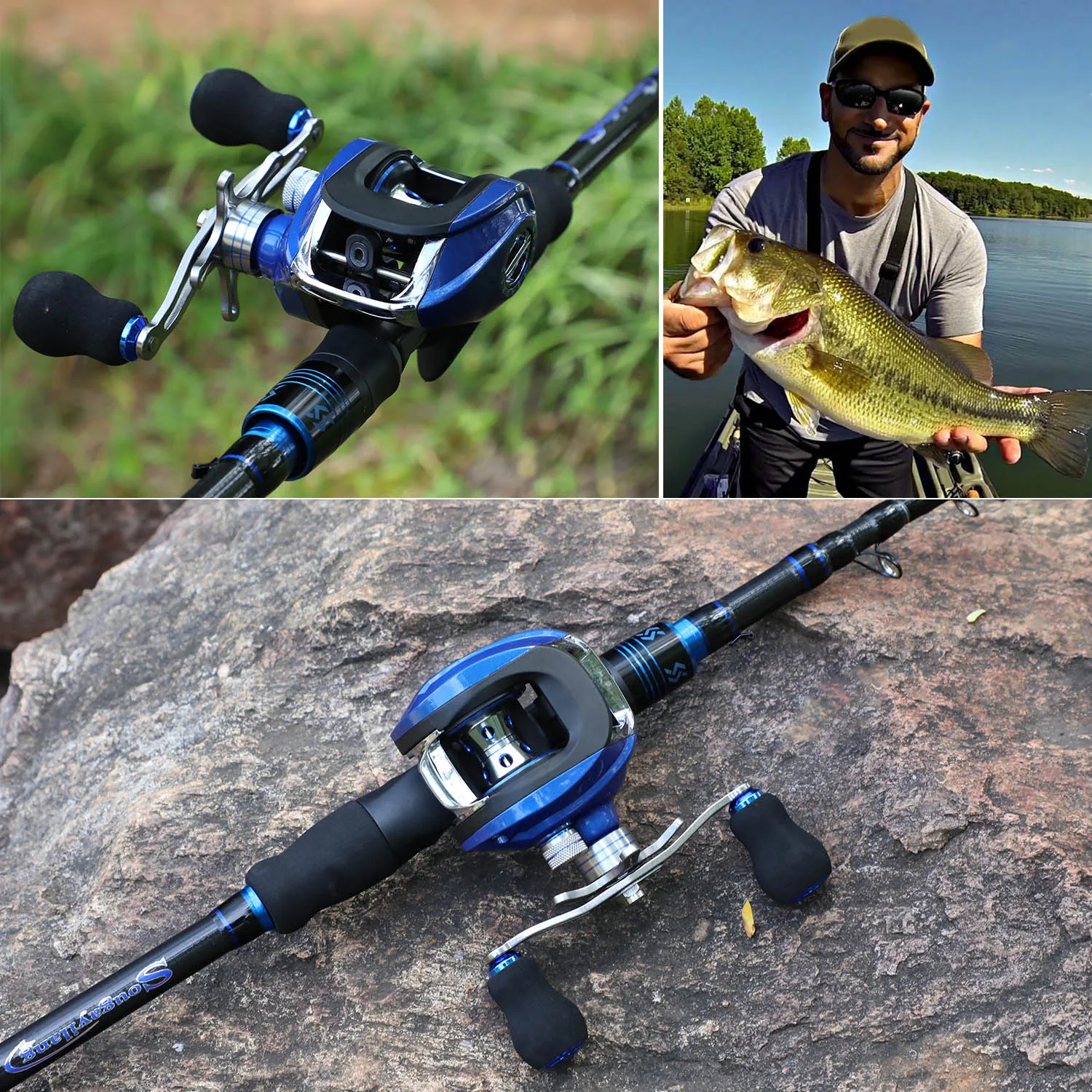 Sougayilang 1.8M 2.1M Telescopic Casting Fishing Rod Combo with 17+1BB 6.3:1 Baitcasting Reel Fishing Tackle Freshwater Pesca
Sougayilang 1.8M 2.1M Telescopic Casting Fishing Rod Combo with 17+1BB 6.3:1 Baitcasting Reel Fishing Tackle Freshwater Pesca