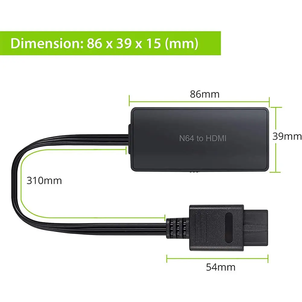 N64 To HDMI-compatbile 1080p HD Adapter Support Standard TV Format NTSC3.58 For Nintendo SNES To HDMI-compatbile Adapter
N64 To HDMI-compatbile 1080p HD Adapter Support Standard TV Format NTSC3.58 For Nintendo SNES To HDMI-compatbile Adapter